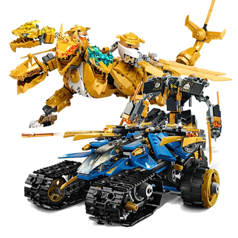 Thunder Raider Temple Ultra Golden Dragon Building Blocks Bricks Model Toys for Birthday Gift
Thunder Raider Temple Ultra Golden Dragon Building Blocks Bricks Model Toys for Birthday Gift
