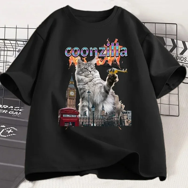 Забавная футболка с принтом кота, футболка с юмором Maine Coon, женская летняя футболка с короткими рукавами, одежда унисекс в стиле Харадзюку
Забавная футболка с принтом кота, футболка с юмором Maine Coon, женская летняя футболка с короткими рукавами, одежда унисекс в стиле Харадзюку