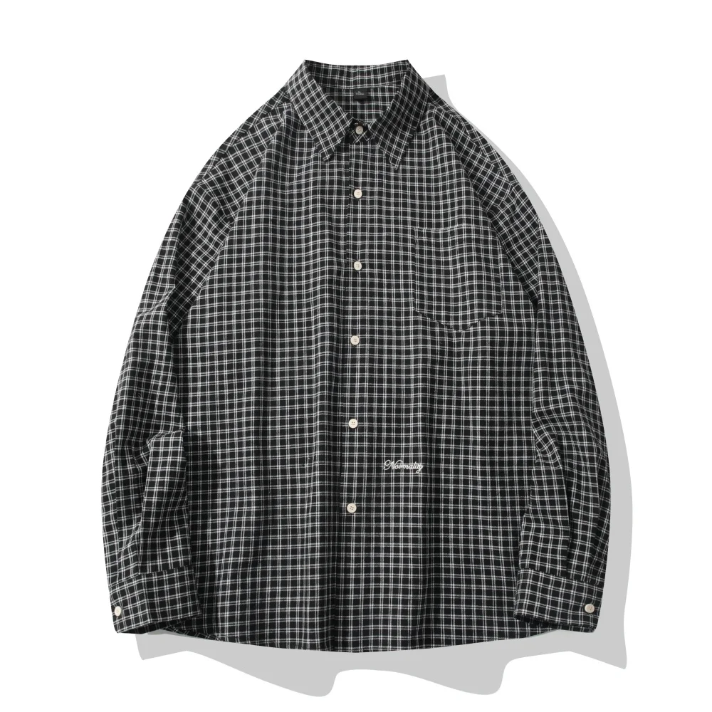Harajuku Houndstooth Plaid Shirt Women Unisex Large Size Blouse, Casual Vintage Top Streetwear Female Clothing for Woman
Harajuku Houndstooth Plaid Shirt Women Unisex Large Size Blouse, Casual Vintage Top Streetwear Female Clothing for Woman