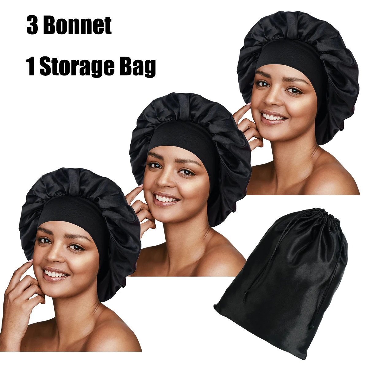 Versatile Breathable Silk Satin Sleep Cap for Men And Women with Storage Bag Comfortable Gift for Daily Beauty Routines
Versatile Breathable Silk Satin Sleep Cap for Men And Women with Storage Bag Comfortable Gift for Daily Beauty Routines