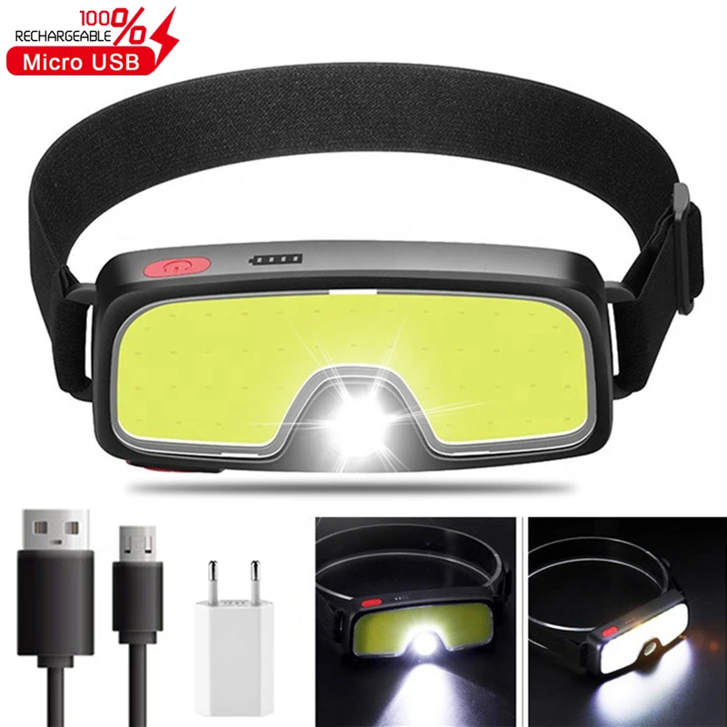 High Brigth LED+COB Headlamp USB-C Rechargeable Head Torch Built-in Battery Portable Lantern Fishing Front Light Camping Lamp
High Brigth LED+COB Headlamp USB-C Rechargeable Head Torch Built-in Battery Portable Lantern Fishing Front Light Camping Lamp