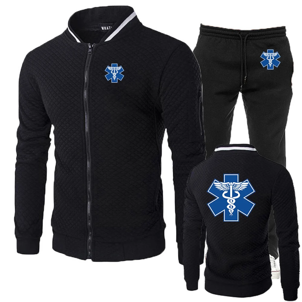 2026 EMT Emergency Ambulance Print Spring Autumn Men's New Slim-fit Zipper Jacket+Pants Fashion Casual Street Sports Suit
2026 EMT Emergency Ambulance Print Spring Autumn Men's New Slim-fit Zipper Jacket+Pants Fashion Casual Street Sports Suit