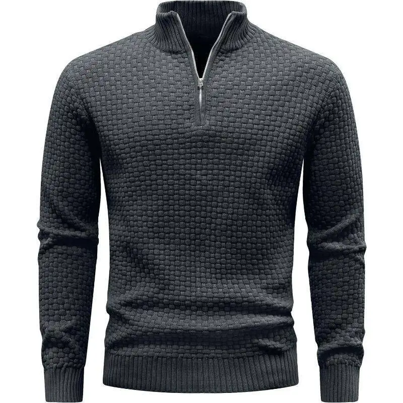 Men's Zipper Knit Sweater Half Collar Cross-Border Long Sleeve Comfortable Fit Fashionable Winter Essential Non-Shrinkage
Men's Zipper Knit Sweater Half Collar Cross-Border Long Sleeve Comfortable Fit Fashionable Winter Essential Non-Shrinkage