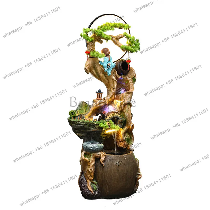 Feng Shui wheel flow fountain lucky landing ornament living room entrance office decoration
Feng Shui wheel flow fountain lucky landing ornament living room entrance office decoration