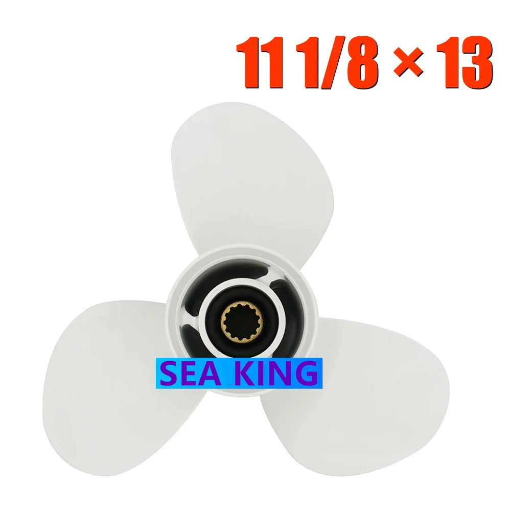 1Aluminum Outboard Propeller 11 1/8x13 for Yamaha 25-60HP 69W-45945-00-EL Propeller Boat Parts Accessories
1Aluminum Outboard Propeller 11 1/8x13 for Yamaha 25-60HP 69W-45945-00-EL Propeller Boat Parts Accessories