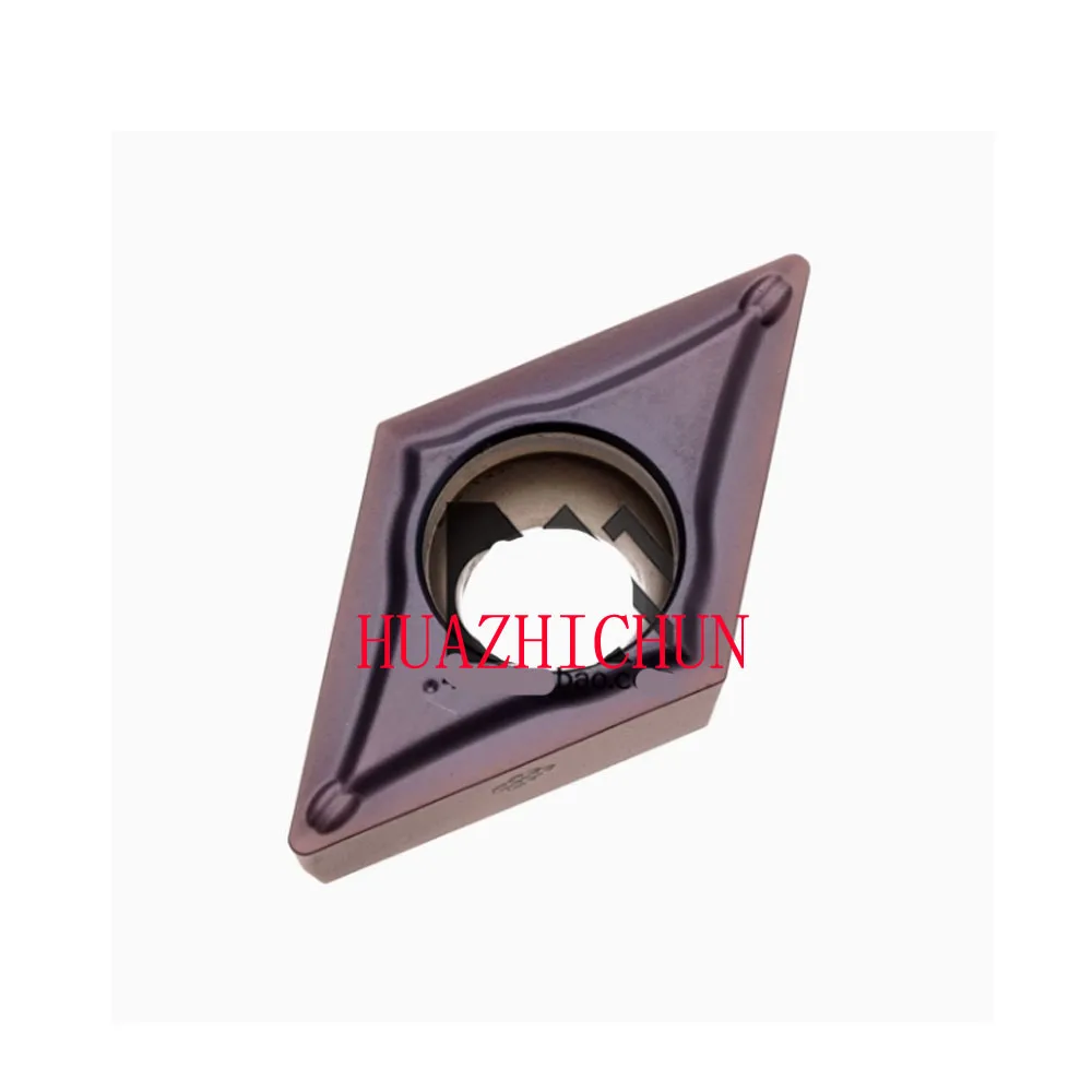 HUAZHICHUN DCMT070204N-SU AC530U DCMT070202 Carbide CNC Lathe Thread Turning Inserts For Thread Turning Toolholder
HUAZHICHUN DCMT070204N-SU AC530U DCMT070202 Carbide CNC Lathe Thread Turning Inserts For Thread Turning Toolholder