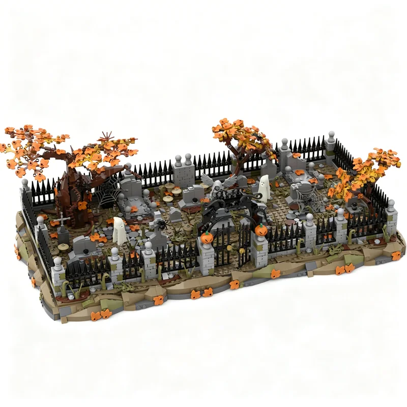 NEW 2027PCS MOC Creative Model Haunted Cemetery DIY Assembly Building Blocks Display Birthday Gift Collectible Decoration Set
NEW 2027PCS MOC Creative Model Haunted Cemetery DIY Assembly Building Blocks Display Birthday Gift Collectible Decoration Set