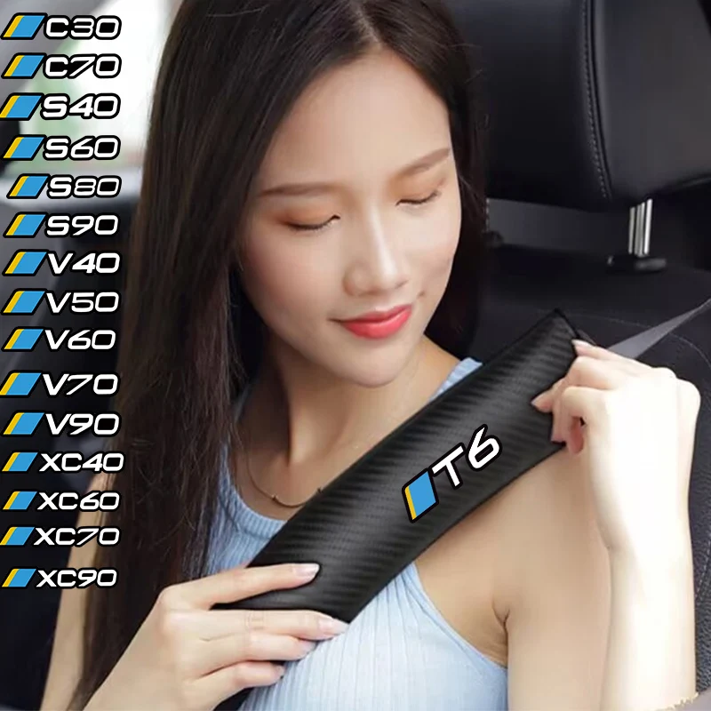 Car Seat Belt Shoulder Covers Carbon Fiber Belt Safety For Volvo C30 C70 S40 S60 S80 S90 V40 V50 V60 V70 V90 XC40 XC60 XC70 XC90
Car Seat Belt Shoulder Covers Carbon Fiber Belt Safety For Volvo C30 C70 S40 S60 S80 S90 V40 V50 V60 V70 V90 XC40 XC60 XC70 XC90