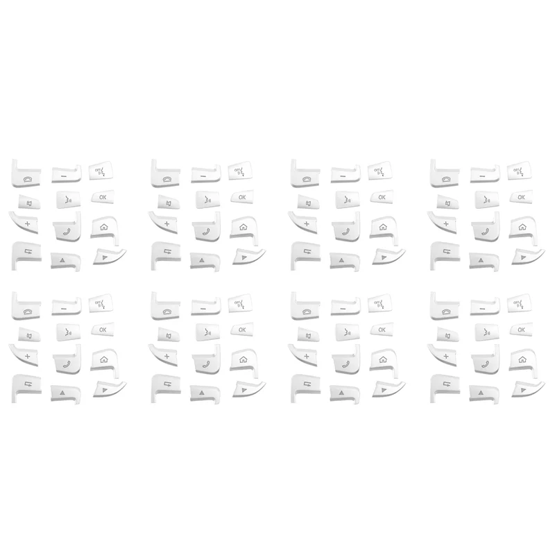 96Pcs Car Styling Steering Wheel Button Covers Trim Stickers For Benz GLC X253 2015 2016 & C Class W205 Silver ABS
96Pcs Car Styling Steering Wheel Button Covers Trim Stickers For Benz GLC X253 2015 2016 & C Class W205 Silver ABS