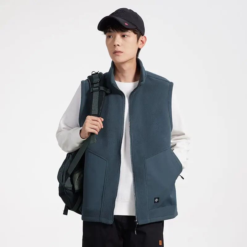 Men's Warm Windproof Jacket Vest Polar Fleece Loose Design with Collar Versatile Outdoor Indoor Winter Accessory
Men's Warm Windproof Jacket Vest Polar Fleece Loose Design with Collar Versatile Outdoor Indoor Winter Accessory