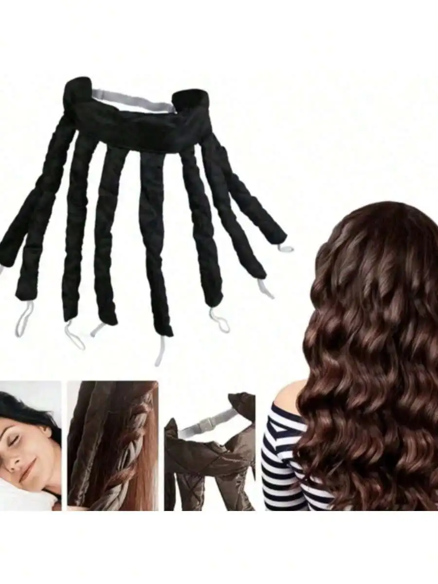 8pcs No Heat Hair Curlers With Adjustable Headband Satin Fabric For Long Hair Women Wave Styling Tool
8pcs No Heat Hair Curlers With Adjustable Headband Satin Fabric For Long Hair Women Wave Styling Tool