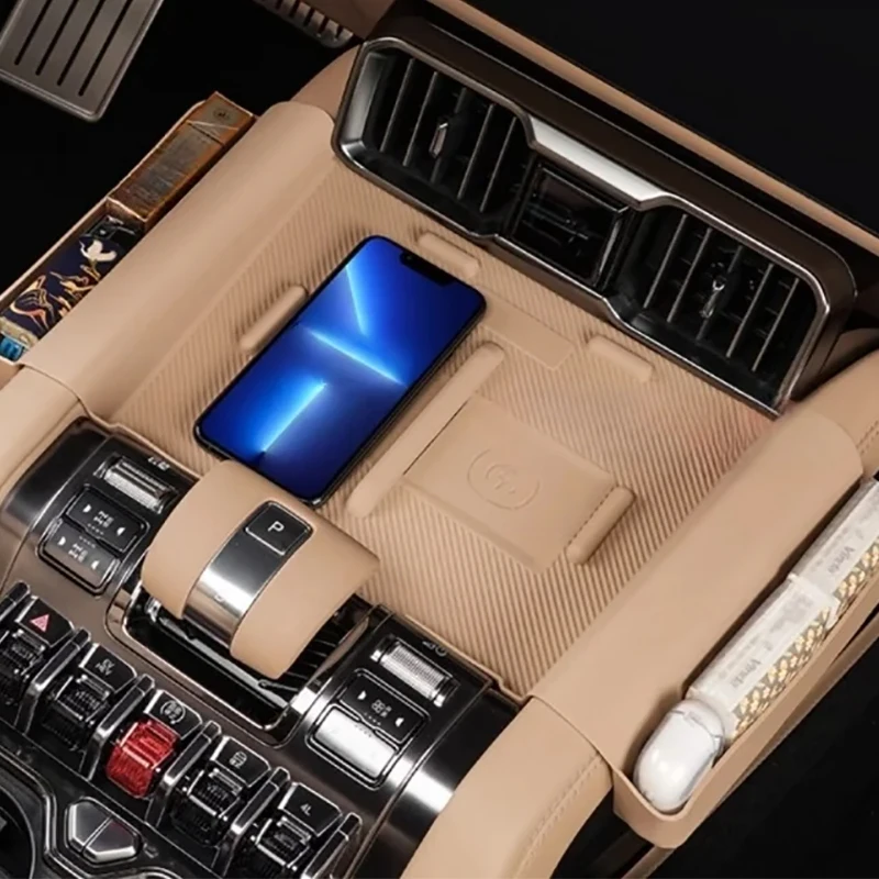 Силиконовая накладка для автоматической беспроводной зарядки, подходит для BYD Leopard 8 2024 2025, модифицированная противоскользящая коробка для хранения с автоматическим центральным управлением 
Силиконовая накладка для автоматической беспроводной зарядки, подходит для BYD Leopard 8 2024 2025, модифицированная противоскользящая коробка для хранения с автоматическим центральным управлением