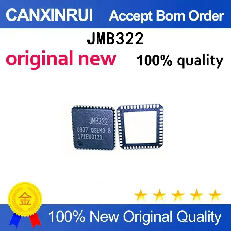 (5-100 pieces)JMB322-QGEM0 B JMB322 QGEMO B QFN48 brand new in stock
(5-100 pieces)JMB322-QGEM0 B JMB322 QGEMO B QFN48 brand new in stock