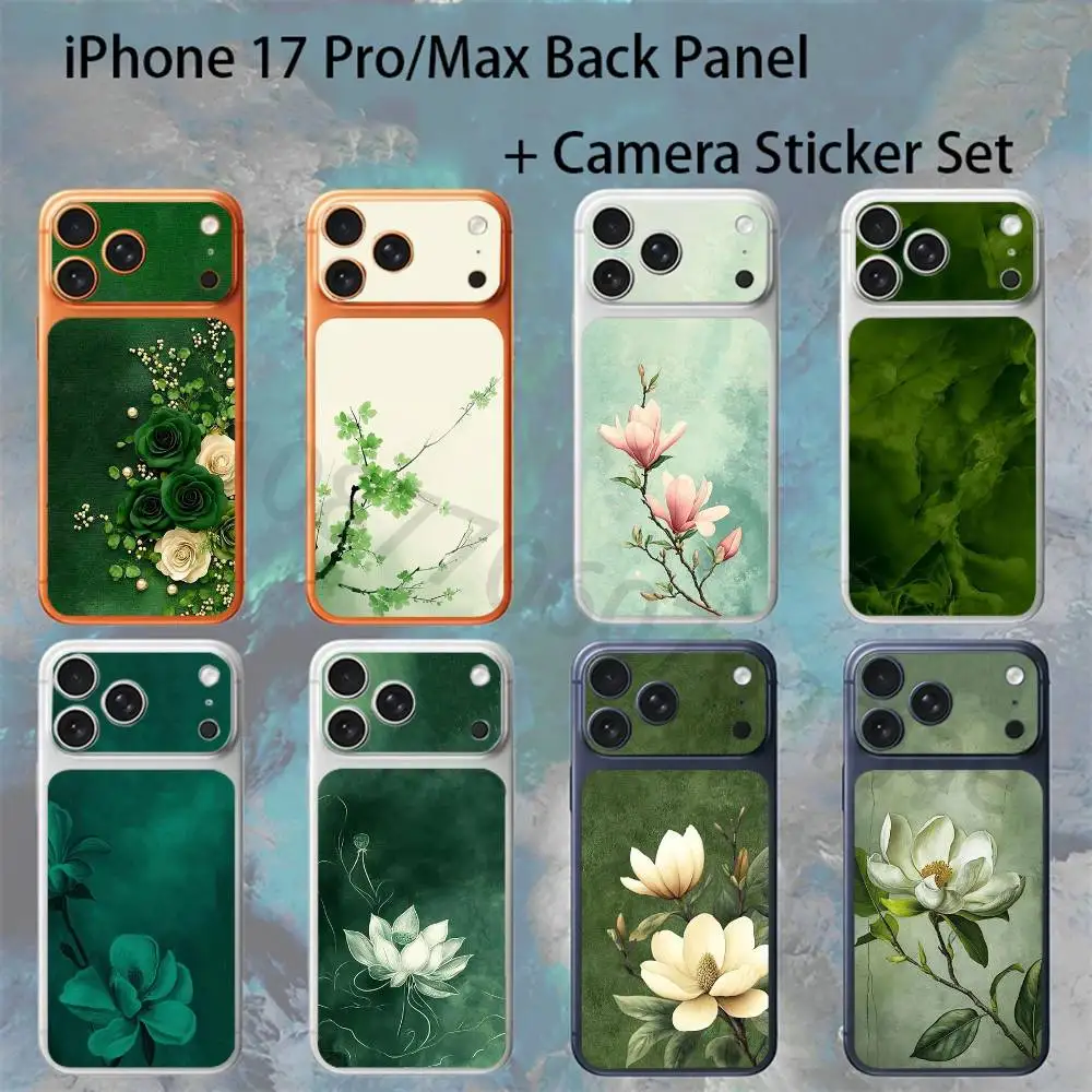 Простая наклейка-пленка с зелеными листьями и цветами для iPhone 17 Pro/Pro Max, полноэкранная защитная пленка на заднюю панель, цветная защитная наклейка-пленка
Простая наклейка-пленка с зелеными листьями и цветами для iPhone 17 Pro/Pro Max, полноэкранная защитная пленка на заднюю панель, цветная защитная наклейка-пленка