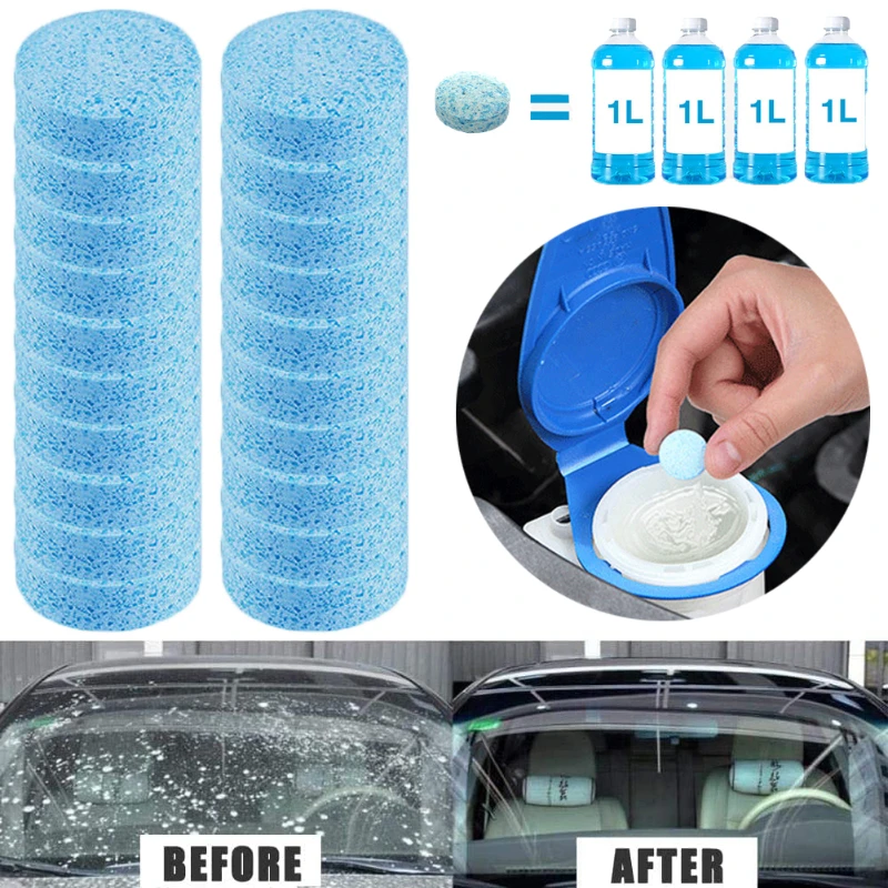 10/20/30Pcs Solid Cleaner Car Windscreen Wiper Effervescent Tablets Glass Toilet Cleaning Car Wash Accessories Car Cleaning Tool
10/20/30Pcs Solid Cleaner Car Windscreen Wiper Effervescent Tablets Glass Toilet Cleaning Car Wash Accessories Car Cleaning Tool