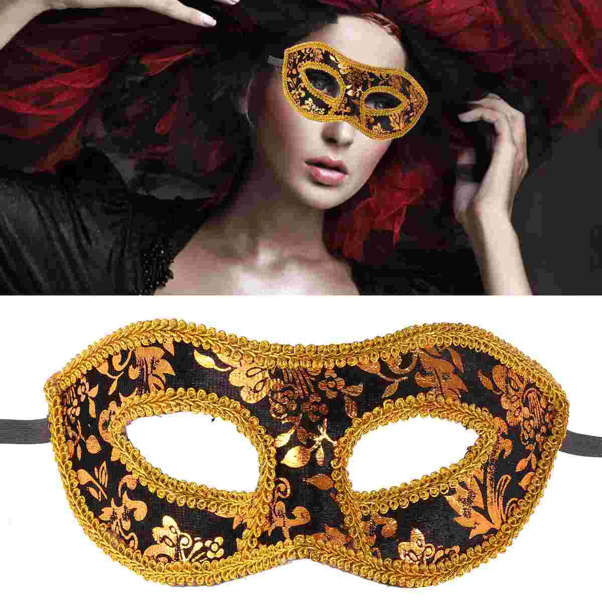 Halloween Mask Venetian Costume Accessories Men's Masquerade Party Short Hair for Eye Miss
Halloween Mask Venetian Costume Accessories Men's Masquerade Party Short Hair for Eye Miss