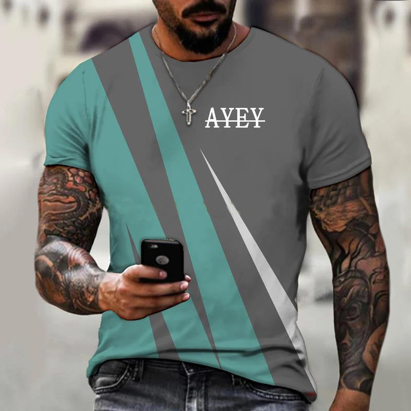 Summer 3D Printed Mens Oversized T Shirts Fashion Patchwork Mens Streetwear O Neck Casual Retro Short Sleeves Fresh and Simple
Summer 3D Printed Mens Oversized T Shirts Fashion Patchwork Mens Streetwear O Neck Casual Retro Short Sleeves Fresh and Simple