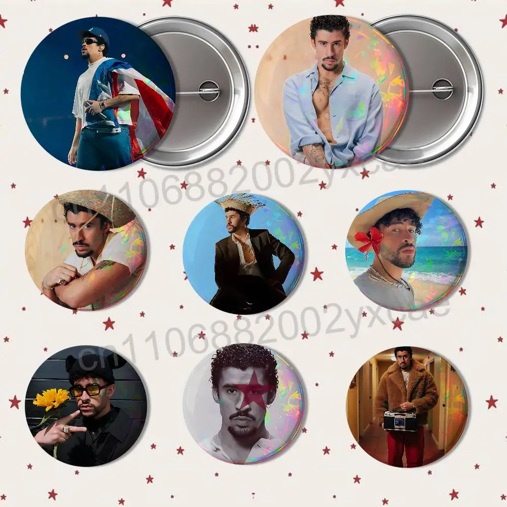 I Like It Dakiti Bad Bunny 58mm Round Pins Creativity Printed Pictures Text Metal Lapel Badges Brooches Jewelry Gift Wholesale
I Like It Dakiti Bad Bunny 58mm Round Pins Creativity Printed Pictures Text Metal Lapel Badges Brooches Jewelry Gift Wholesale