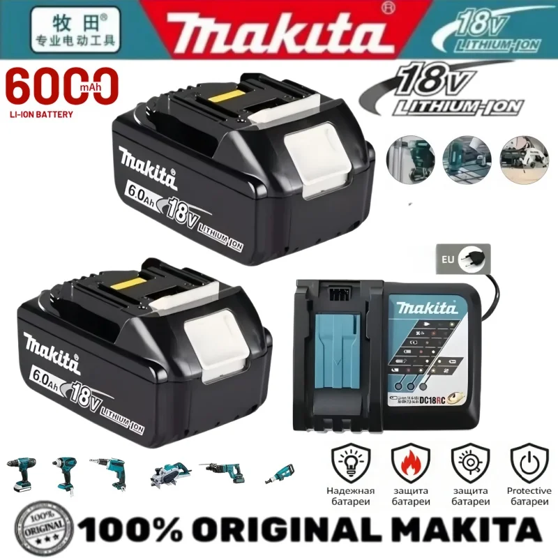 100% Genuine Makita 18V 6Ah Lithium Battery Compatible With BL1860B BL1840 BL1830B BL1850B Multi-model Replacement Battery
100% Genuine Makita 18V 6Ah Lithium Battery Compatible With BL1860B BL1840 BL1830B BL1850B Multi-model Replacement Battery