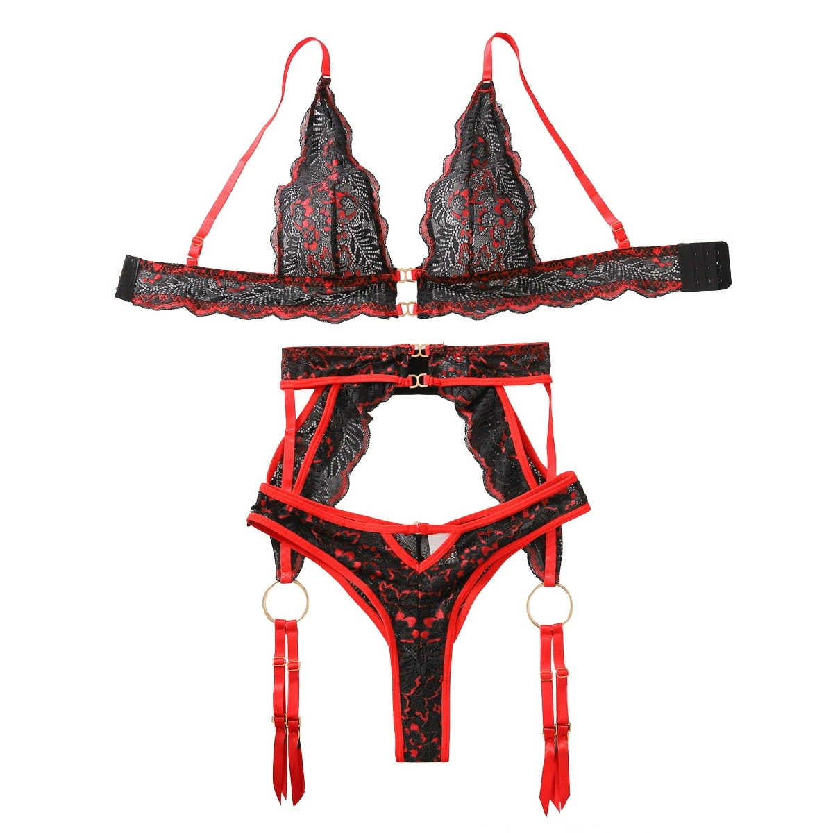 Lingerie Set for Women Sexy Lace Hollow Out Girdle Corset with Plunge V Neck Exotic High End Underwear Set
Lingerie Set for Women Sexy Lace Hollow Out Girdle Corset with Plunge V Neck Exotic High End Underwear Set