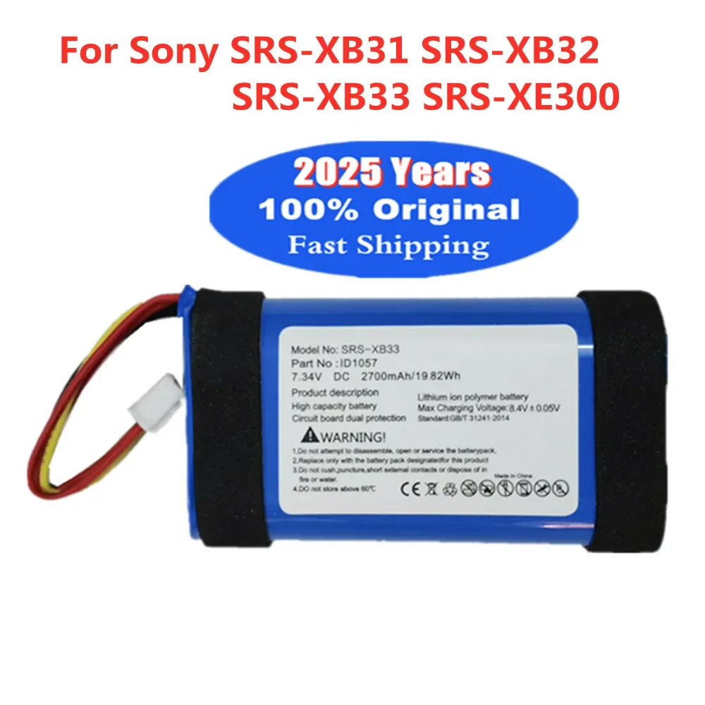 Аккумулятор динамика 2700 мАч для Sony SRS-XB31 SRS-XB32 SRS-XB33 SRS-XE300 ST-06 ST-06S IAJ002NA ID1057 Аккумуляторы
Аккумулятор динамика 2700 мАч для Sony SRS-XB31 SRS-XB32 SRS-XB33 SRS-XE300 ST-06 ST-06S IAJ002NA ID1057 Аккумуляторы