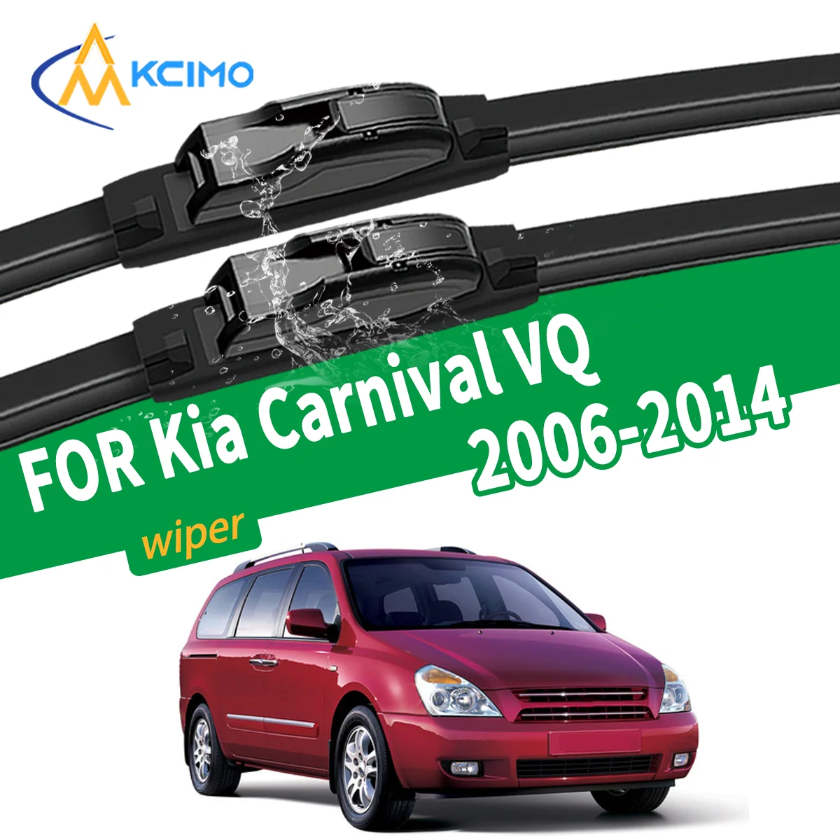 New Silent Wiper Blades for Kia Carnival VQ 2006–2014 High Quality Natural Rubber Replacement
New Silent Wiper Blades for Kia Carnival VQ 2006–2014 High Quality Natural Rubber Replacement