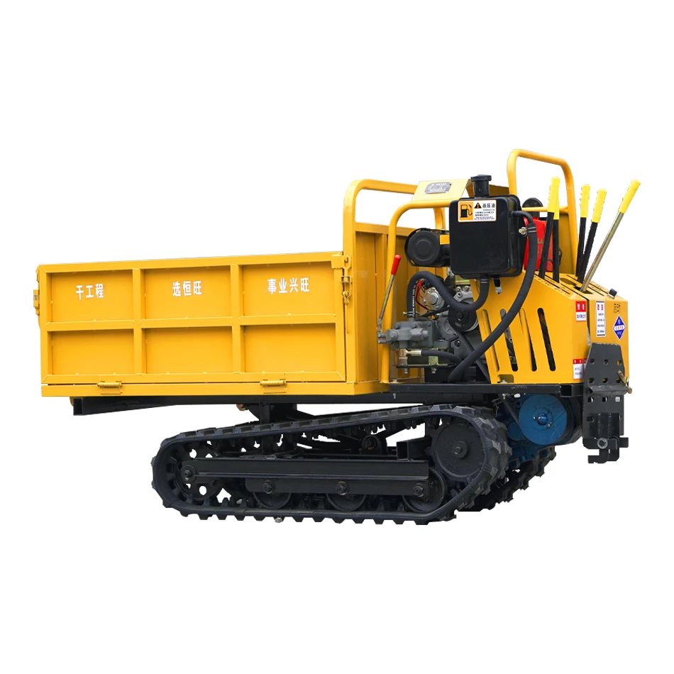 Customized Crawler Transporter Small Crawler Dump Truck 0.5 Tons Hydraulic Dump Orchard Farm All Terrain Mini Dump Truck
Customized Crawler Transporter Small Crawler Dump Truck 0.5 Tons Hydraulic Dump Orchard Farm All Terrain Mini Dump Truck