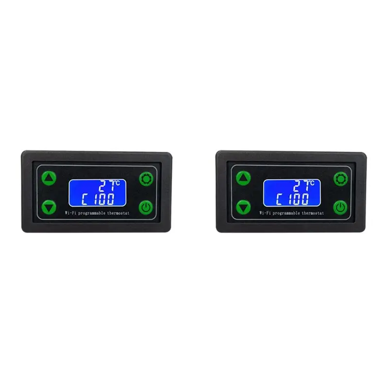 【DIGITAL GADGET】2X WIFI Remote Digital Temperature Controller K Thermocouple High Temperature Controller -99-999 Degrees ZFX-WT0
【DIGITAL GADGET】2X WIFI Remote Digital Temperature Controller K Thermocouple High Temperature Controller -99-999 Degrees ZFX-WT0