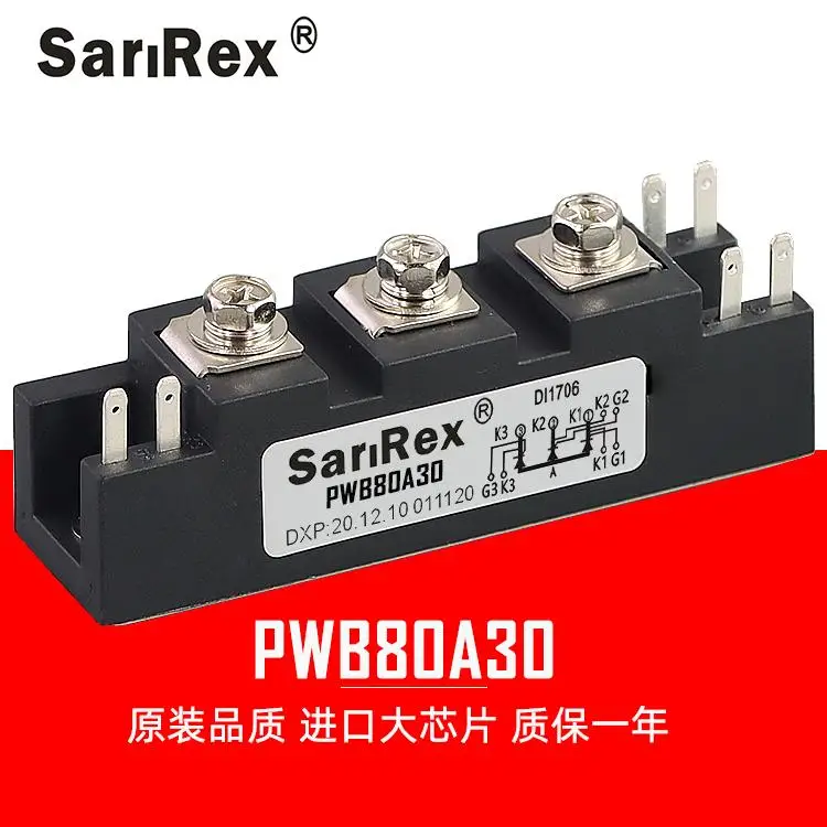 PWB80A30 Welding Machine Thyristor Module PWB13040A
PWB80A30 Welding Machine Thyristor Module PWB13040A