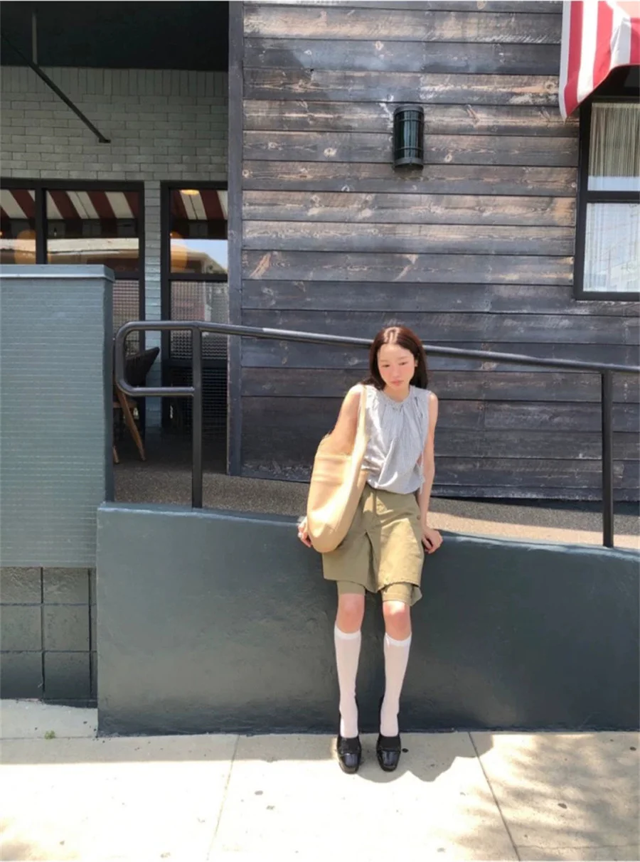 Sweet Um Dongdaemun Design ART26 Summer Baby Sauce Satin Ribbon Drawstring Vest Fake Two-Piece Shorts Breathable Loose Fit
Sweet Um Dongdaemun Design ART26 Summer Baby Sauce Satin Ribbon Drawstring Vest Fake Two-Piece Shorts Breathable Loose Fit