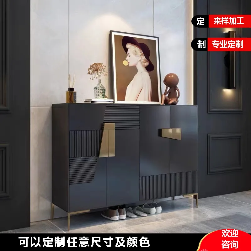 Light luxury shoe cabinet, door hall partition cabinet, large-capacity locker, home decoration
Light luxury shoe cabinet, door hall partition cabinet, large-capacity locker, home decoration