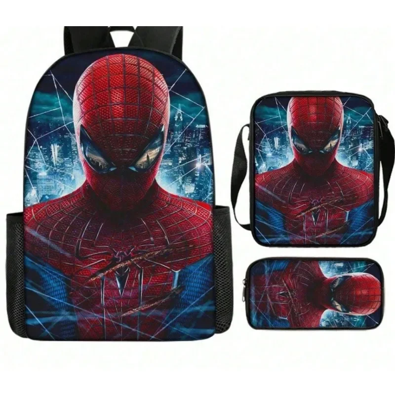 Disney Spider-Man printed backpack, three-piece set of schoolbag, satchel and pencil case, large-capacity student schoolbag set
Disney Spider-Man printed backpack, three-piece set of schoolbag, satchel and pencil case, large-capacity student schoolbag set