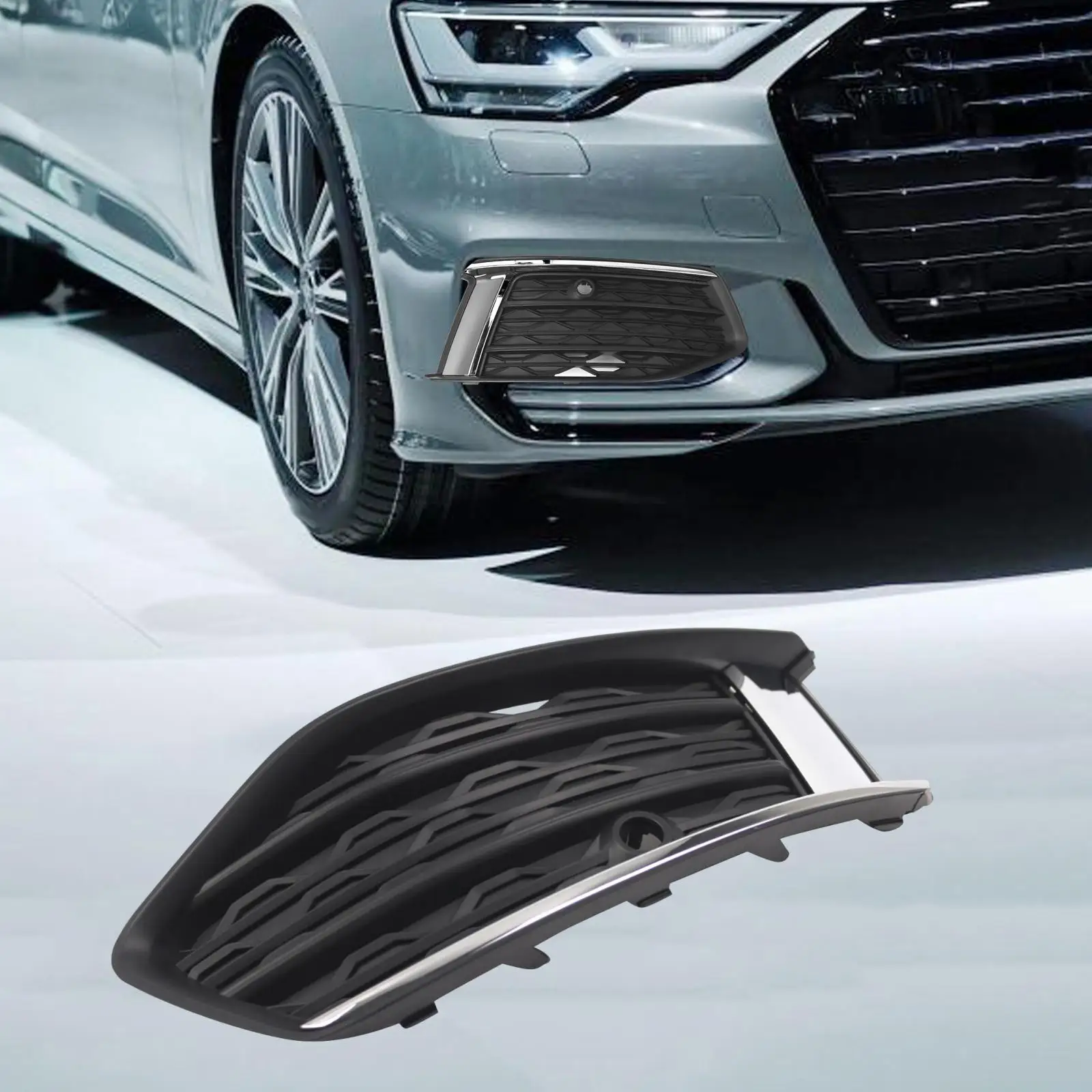 Right Front Outer Grille Front Fog Light Grill 4K0807648 Repairing Modern Lightweight Part 4K0807648D Passenger Side
Right Front Outer Grille Front Fog Light Grill 4K0807648 Repairing Modern Lightweight Part 4K0807648D Passenger Side