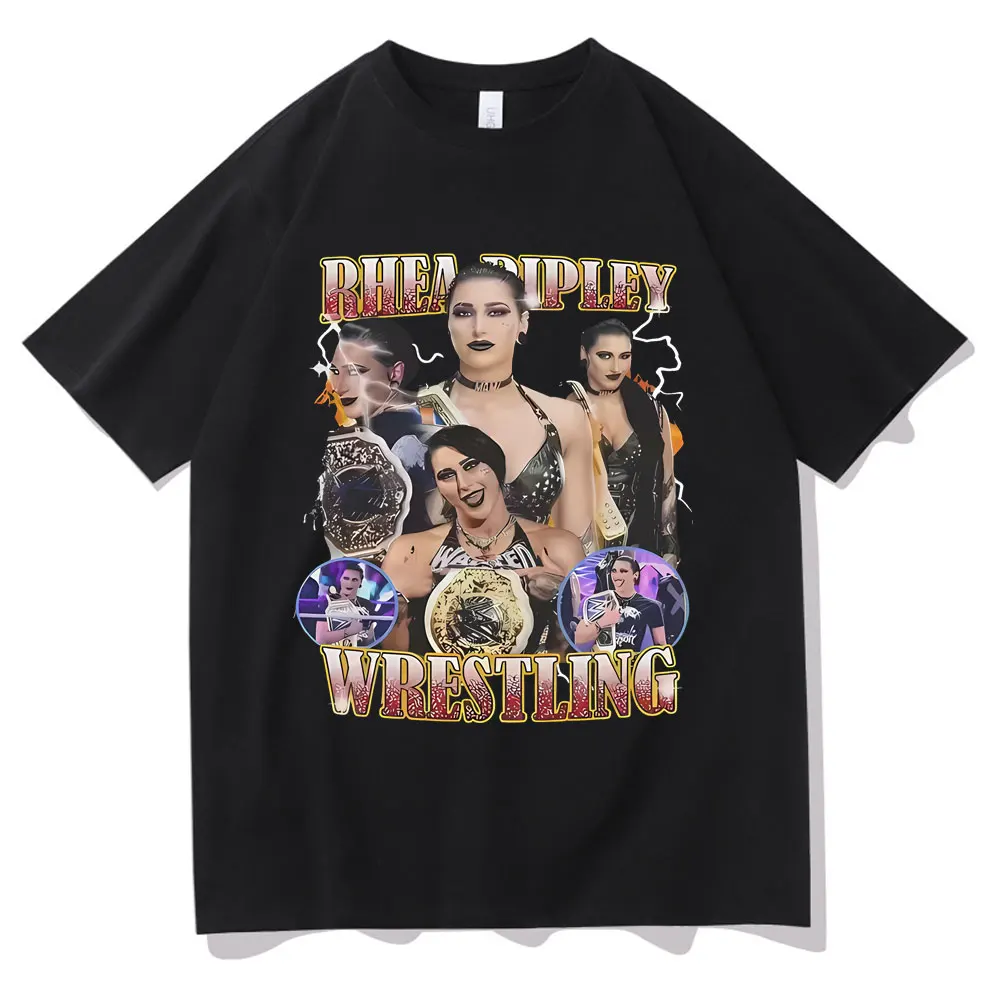 Wrestler Sports Rhea Ripley Graphic T Shirts Men Women Casual Cotton Vintage Short Sleeve Oversized T-shirts Streetwear Unisex
Wrestler Sports Rhea Ripley Graphic T Shirts Men Women Casual Cotton Vintage Short Sleeve Oversized T-shirts Streetwear Unisex