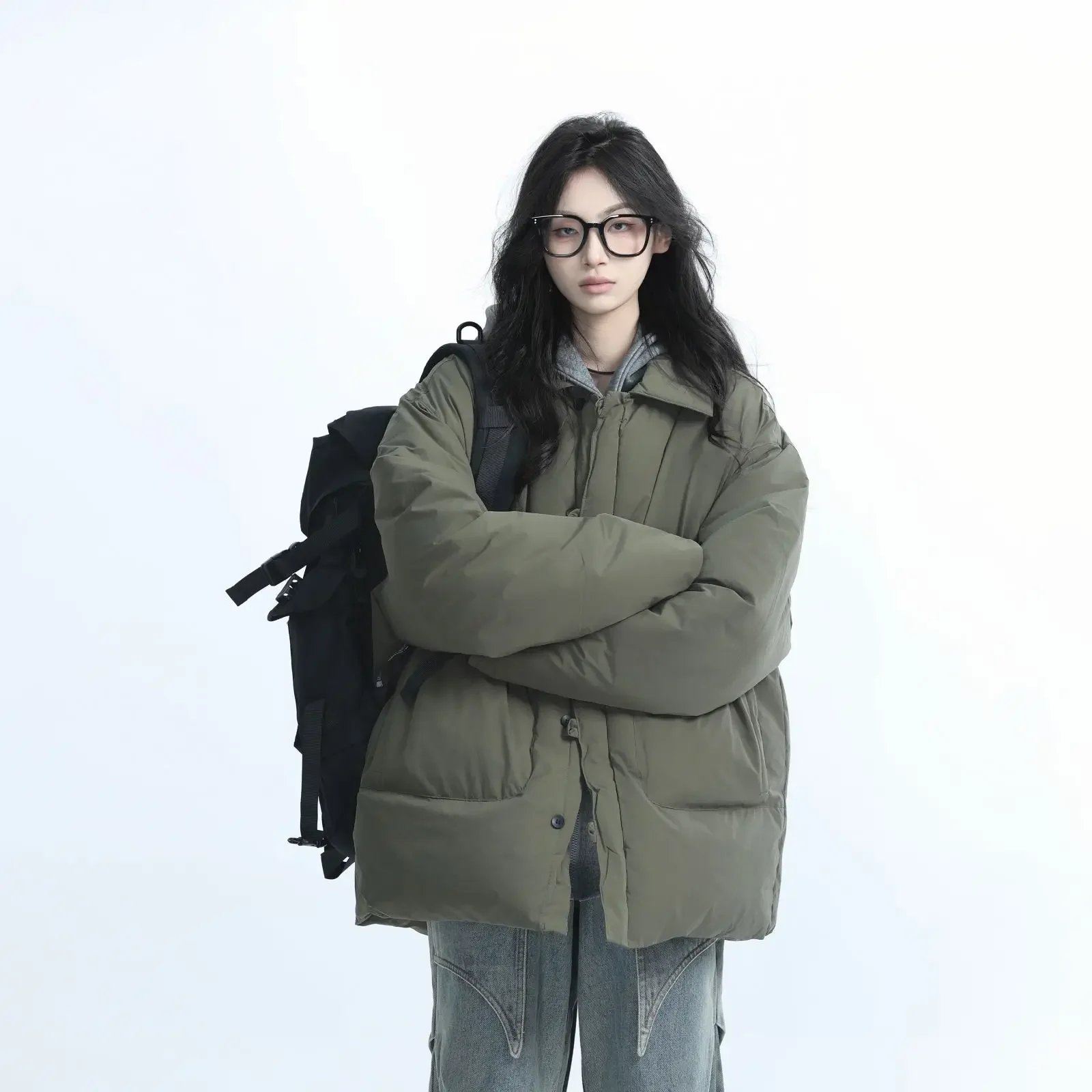 2025 Winter New Women's Down Cotton Jacket Commuter Workwear Oversized Jacket
2025 Winter New Women's Down Cotton Jacket Commuter Workwear Oversized Jacket