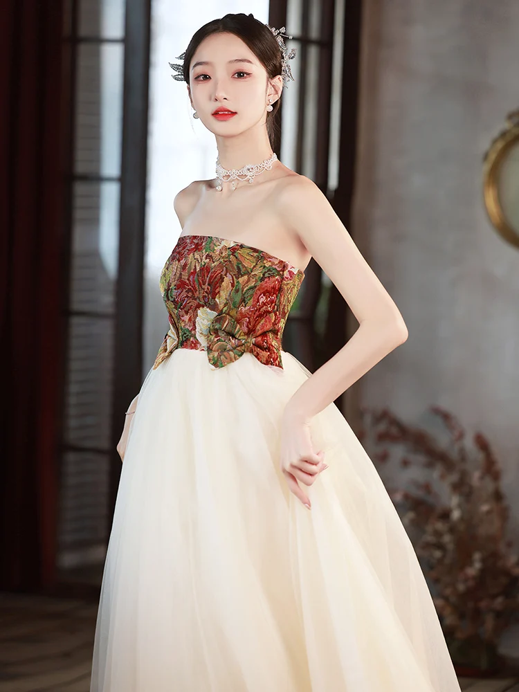 Вечернее платье Materni Wedding Dr Ele Long Sve с вышивкой в стиле принцесса для беременных женщин и подружек невесты
Вечернее платье Materni Wedding Dr Ele Long Sve с вышивкой в стиле принцесса для беременных женщин и подружек невесты