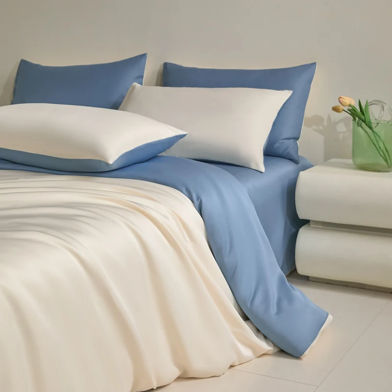 2025 new summer cool ice silk four-piece light luxury high-end bedding silky sleeping naked high-end color matching 4-piece set
2025 new summer cool ice silk four-piece light luxury high-end bedding silky sleeping naked high-end color matching 4-piece set