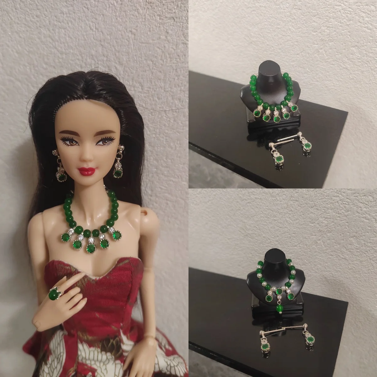 1/6 Doll Jewellery Parts Luxury Gemstone Necklace With Diamonds Elegant Retro Pearl Necklace For 30cm Supermodel Doll Dress Up
1/6 Doll Jewellery Parts Luxury Gemstone Necklace With Diamonds Elegant Retro Pearl Necklace For 30cm Supermodel Doll Dress Up