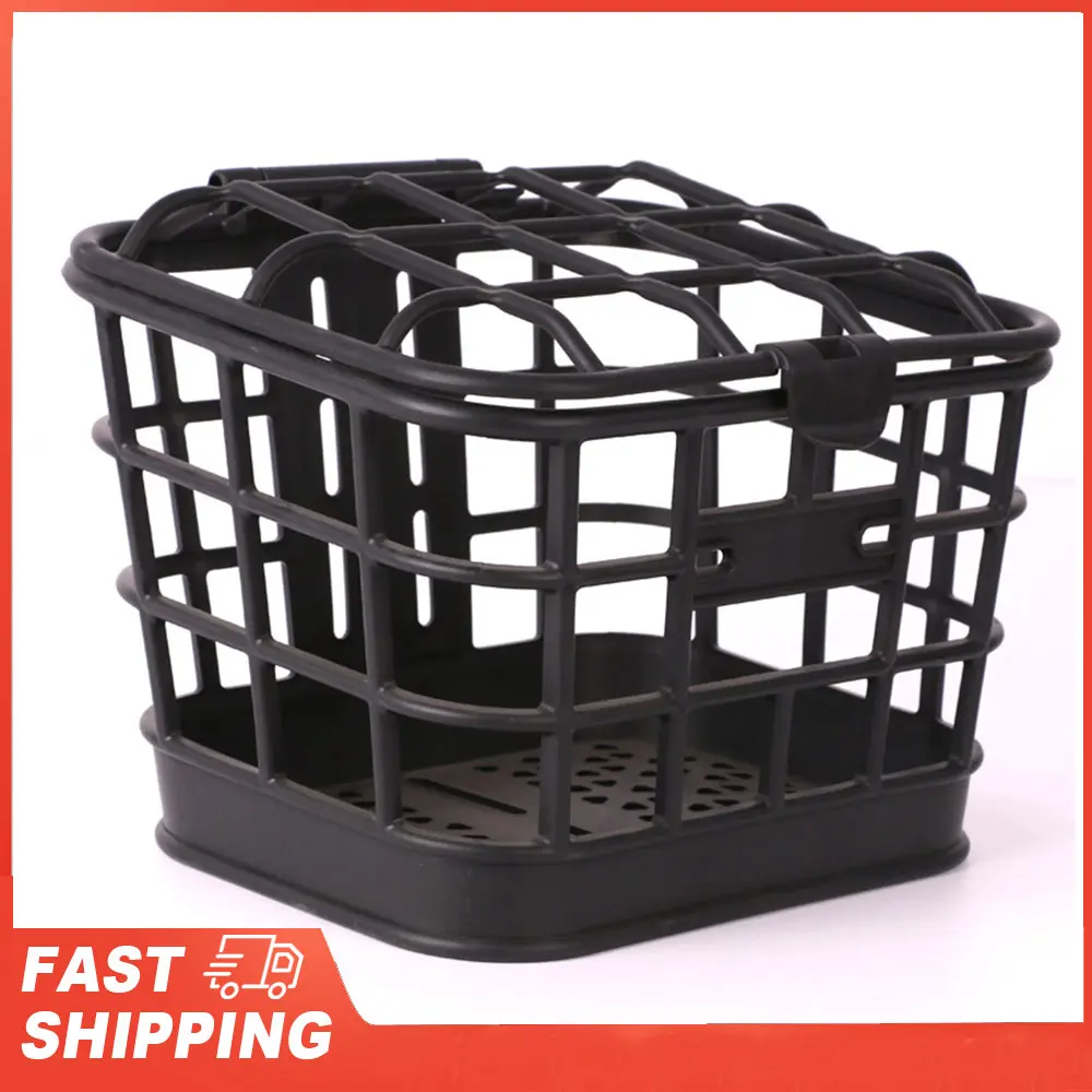 Large Capacity Anti Extrusion Black PC Material Detachable Bike Basket with Lid Bike Basket Bike Front Basket for Electric Bike
Large Capacity Anti Extrusion Black PC Material Detachable Bike Basket with Lid Bike Basket Bike Front Basket for Electric Bike