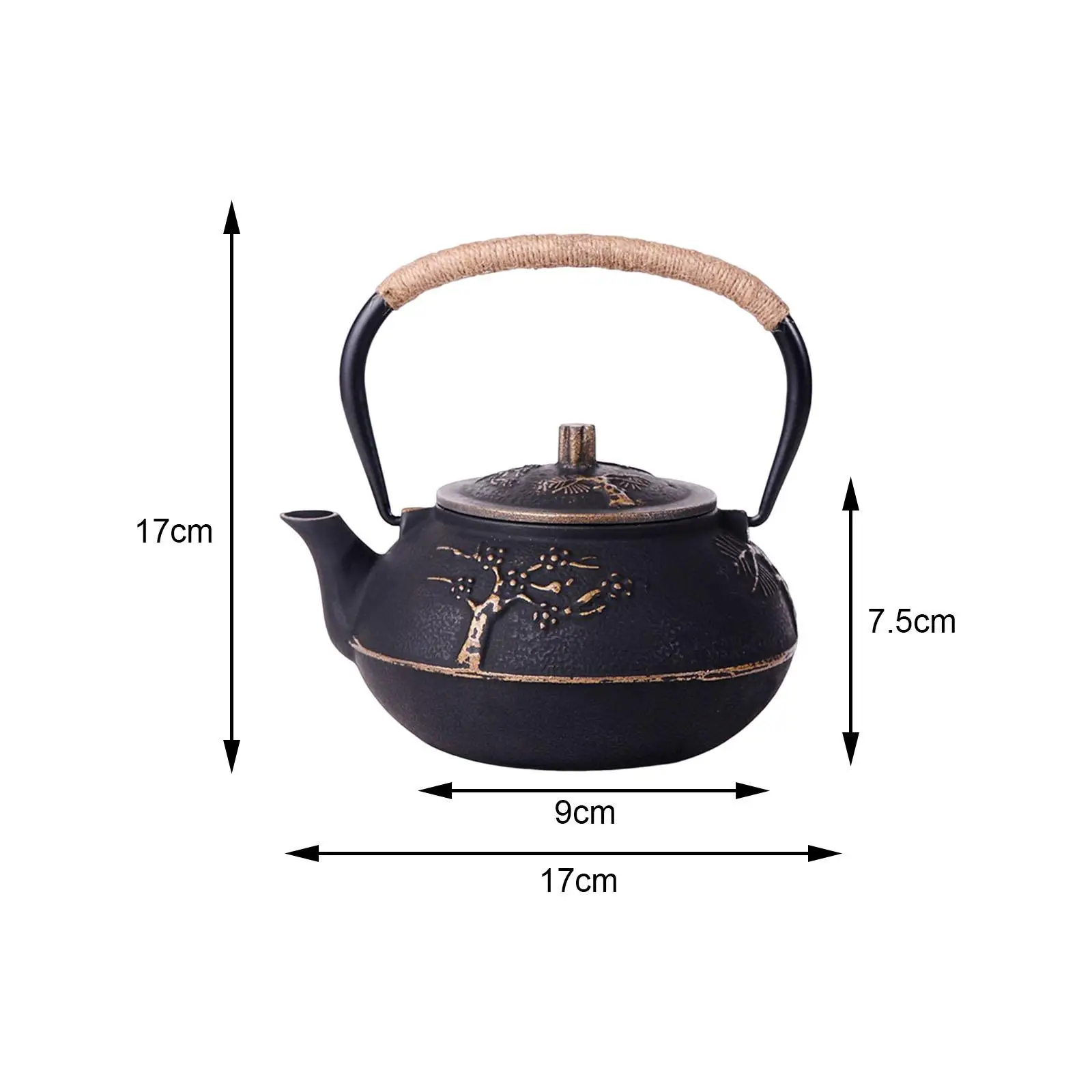 Teapot Tea Maker Heat Saving Non Slip Handle for Kitchen Gas Loose Tea
Teapot Tea Maker Heat Saving Non Slip Handle for Kitchen Gas Loose Tea