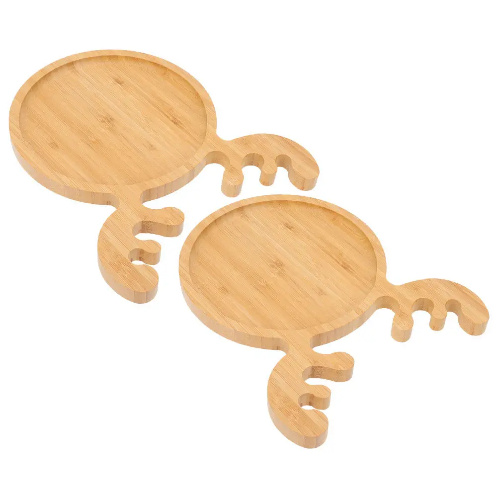 2pcs Cartoon Deer Plate Bamboo Fruit Tray Multi-Function Serving Platter For Snacks Desserts Chocolates Biscuits Coffee Bar
2pcs Cartoon Deer Plate Bamboo Fruit Tray Multi-Function Serving Platter For Snacks Desserts Chocolates Biscuits Coffee Bar