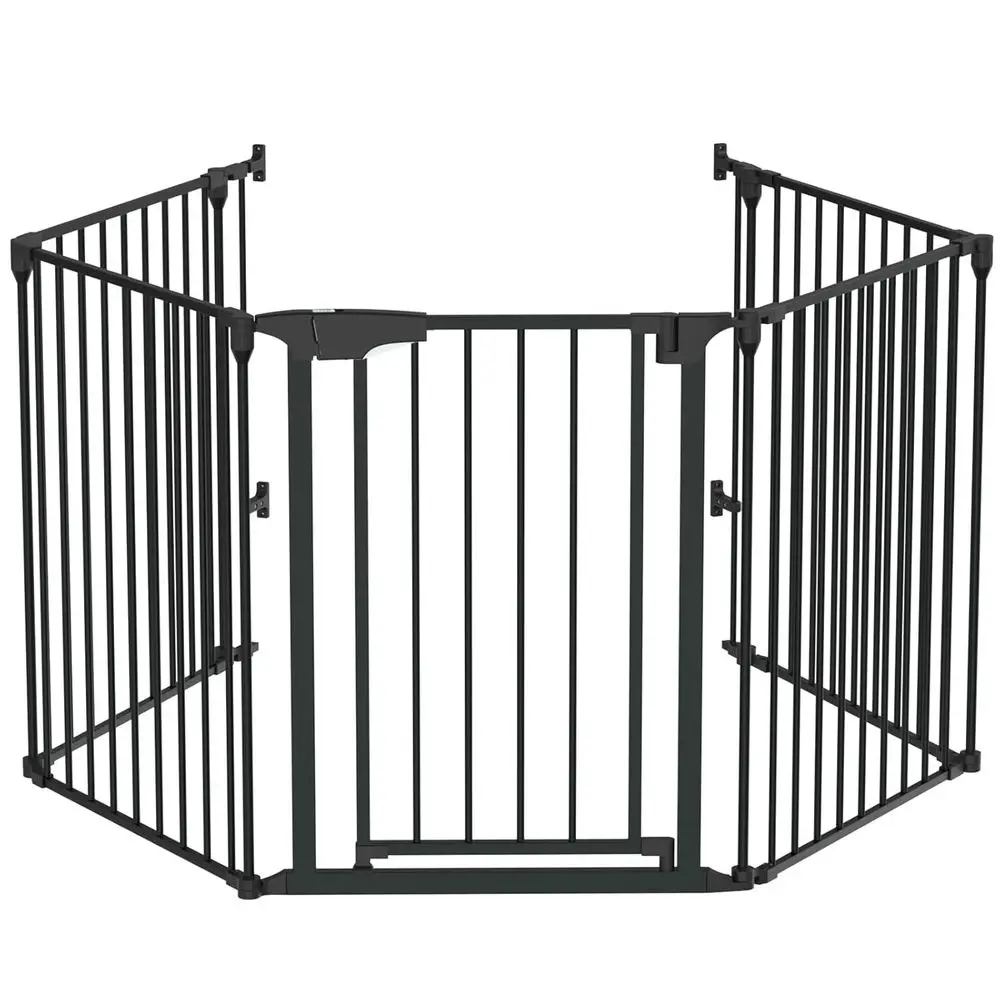 Adjustable 5-Panel Metal Baby Gate, Safety Guard for Toddlers, Pets, and Dogs, Christmas Tree Style, 4 Pack Wall Mounts Included
Adjustable 5-Panel Metal Baby Gate, Safety Guard for Toddlers, Pets, and Dogs, Christmas Tree Style, 4 Pack Wall Mounts Included