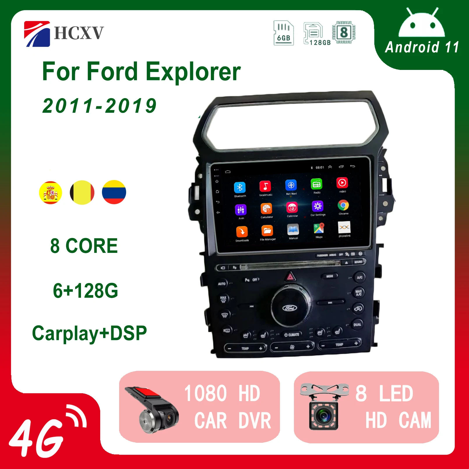 Автомагнитола 2 Din на Android 13 для Ford Explorer 2011-2019, Автомагнитола для Carplay, радио, Gps, Teyes, мультимедиа, Авторадио, навигация, головное устройство
Автомагнитола 2 Din на Android 13 для Ford Explorer 2011-2019, Автомагнитола для Carplay, радио, Gps, Teyes, мультимедиа, Авторадио, навигация, головное устройство