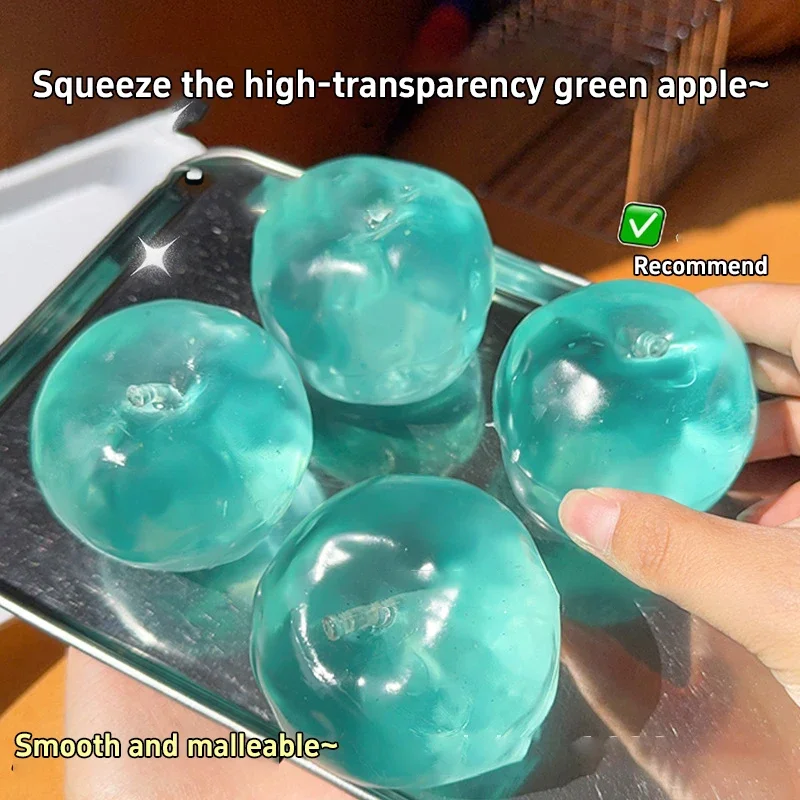 New Fresh Cute Green Apple Pinching Soft To The Touch Resilient Moldable Stress Relieving Healing Fingertip Stress Relieving Toy
New Fresh Cute Green Apple Pinching Soft To The Touch Resilient Moldable Stress Relieving Healing Fingertip Stress Relieving Toy