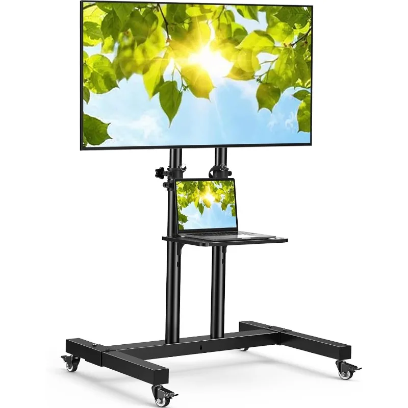 Rolling TV Stand on Wheels for 32-83 Inch Screens up to 110lbs, Mobile TV Cart Height Adjustable Portable Outdoor TV
Rolling TV Stand on Wheels for 32-83 Inch Screens up to 110lbs, Mobile TV Cart Height Adjustable Portable Outdoor TV