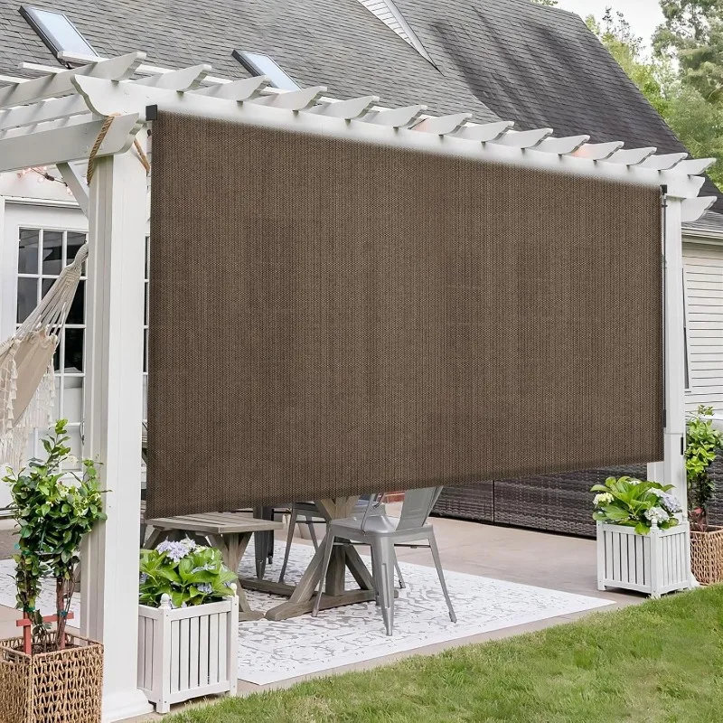 DIFY Outdoor Roller Shade Blinds Cordless Roll Up, Exterior Roller Shade Wand Crank Operation 8 * 8FT
DIFY Outdoor Roller Shade Blinds Cordless Roll Up, Exterior Roller Shade Wand Crank Operation 8 * 8FT