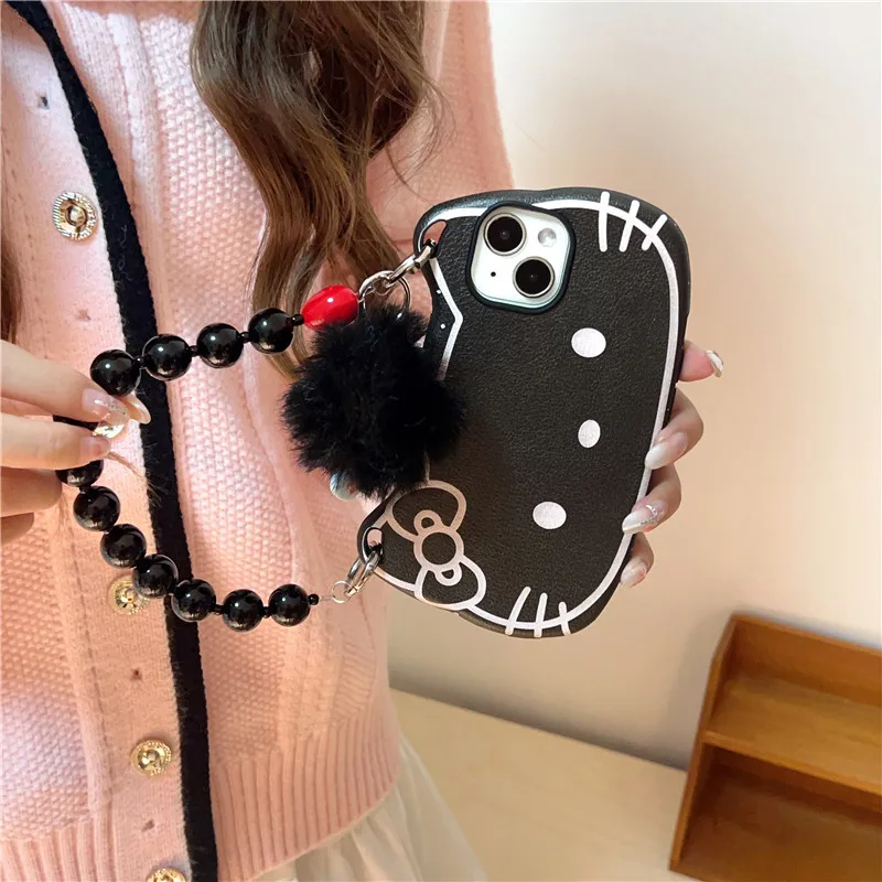 Чехол для телефона Sanrio Hello Kitty Lovable Black KT Cat Countenance для iPhone 16, 15, 14, 13 Pro Max Y2K с ремешком на руку для девочек, задняя крышка
Чехол для телефона Sanrio Hello Kitty Lovable Black KT Cat Countenance для iPhone 16, 15, 14, 13 Pro Max Y2K с ремешком на руку для девочек, задняя крышка