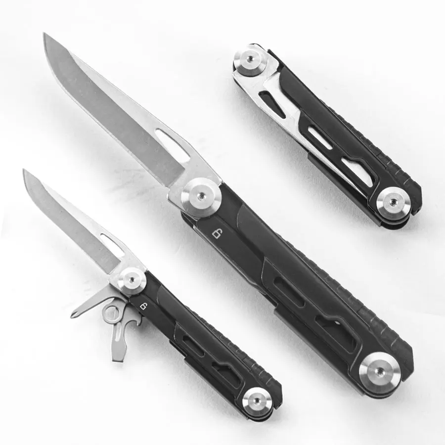 8-in-1 Multitool Pocket Knife, Stainless Steel Camping Survival Knife with Bottle Opener, Screwdriver, Scissors & Saw
8-in-1 Multitool Pocket Knife, Stainless Steel Camping Survival Knife with Bottle Opener, Screwdriver, Scissors & Saw
