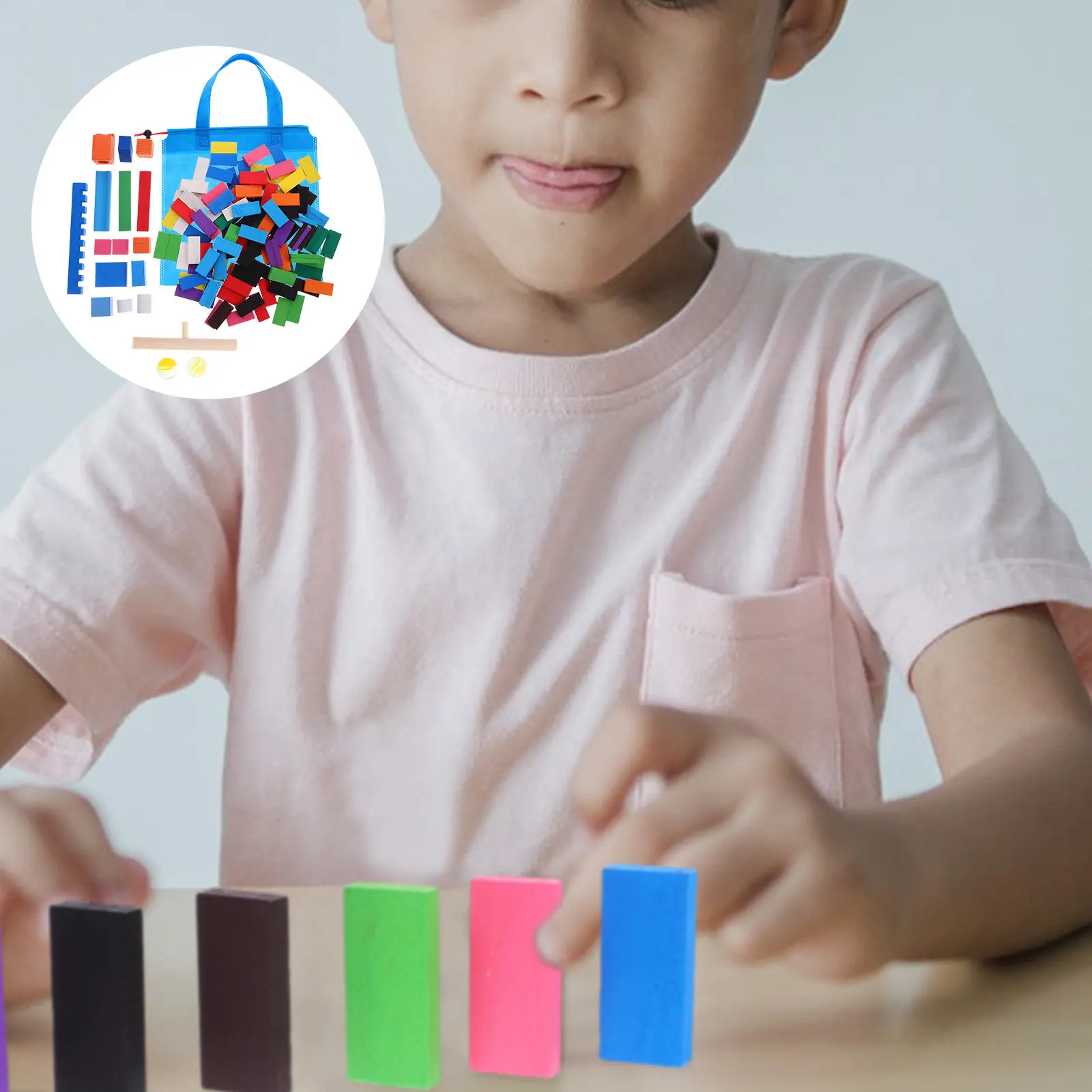 1Set Wooden Domino Set Kids Domino Blocks for Interactive Play Educational Learning Family Party Dominoes Game
1Set Wooden Domino Set Kids Domino Blocks for Interactive Play Educational Learning Family Party Dominoes Game