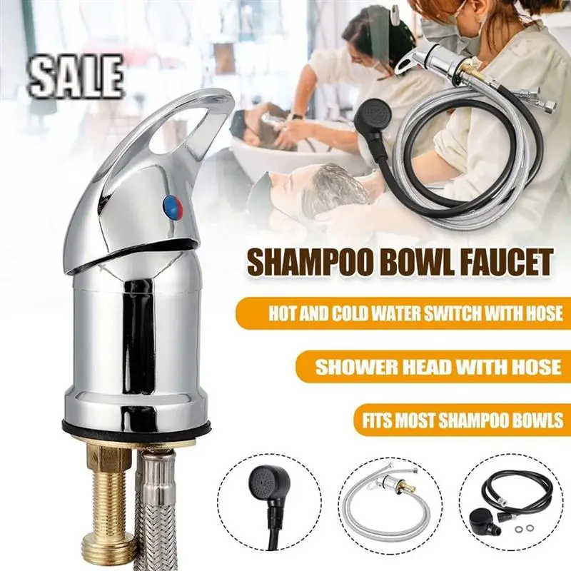 Water Faucet Set, Salon Shampoo Bowl Faucet And Sprayer Kit With Sprayer Hose, Home Salon Spa Hot Cold Mixer-A68E
Water Faucet Set, Salon Shampoo Bowl Faucet And Sprayer Kit With Sprayer Hose, Home Salon Spa Hot Cold Mixer-A68E